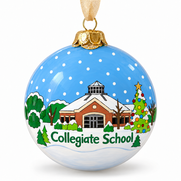 Custom Collegiate Ornament by Kitty Keller Designs