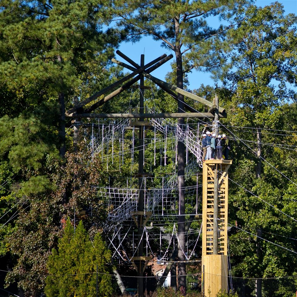 Tiger On Ropes Course Ropes Course – Collegiate School Parents' Association